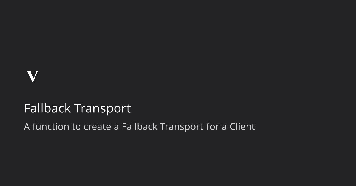 Fallback Transport · Viem