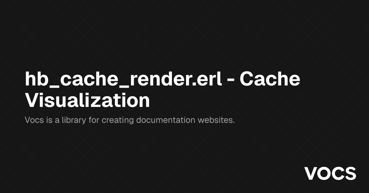 hb_cache_render.erl - Cache Visualization – WizardAO